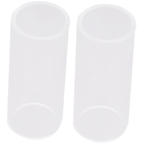 2 PCS Bottleneck Guitar Finger Cots Slide Smooth Surface Professional 1