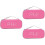 3Pièces Sac Transport Rose Pour Stéthoscope Coque Dure Résistante 6