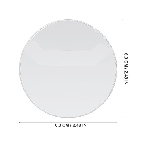 Transparent PVC Badge Protector Covers for Storage and Display 1
