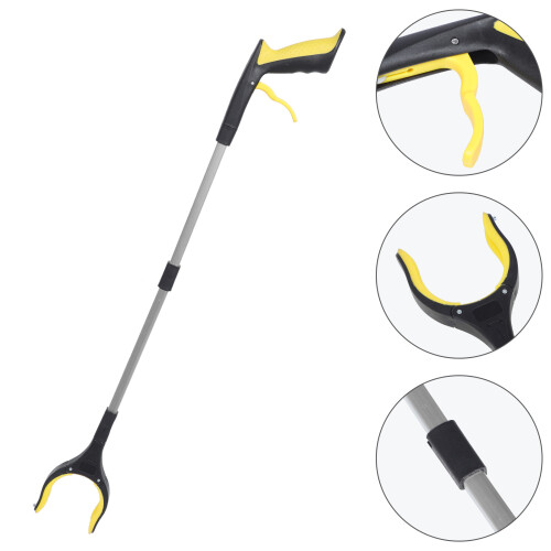 5Pièces Outil Ramasse-Déchets Pliable Aluminium ABS 1