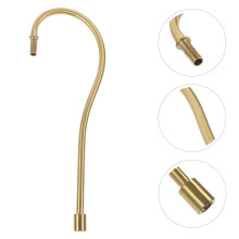 Down Rod Curved Stem Lamp Accessory for Table Lamp Repair