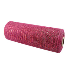 Premium PP & foil mesh ribbon, 10" x 30', flexible, waterproof, reusable, clean edges, no loose threads—ideal for wreaths, swags, bows.
