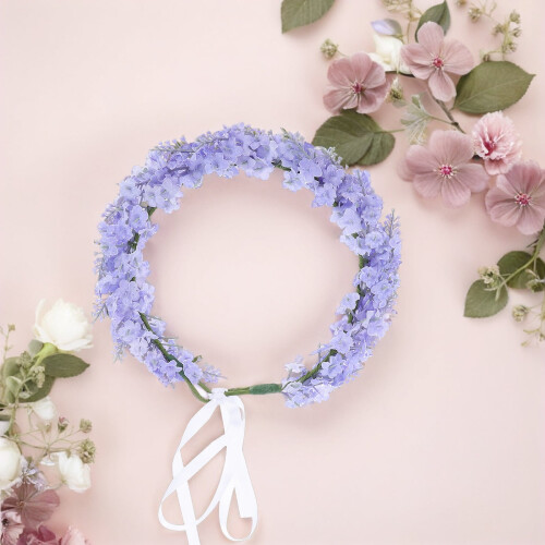 Bentiță florală cu lavandă – Material textil, 20 cm 1