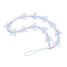HOOWIFFY Blue Crystal Butterfly Phone Charm for Decor Durable and Lightweight