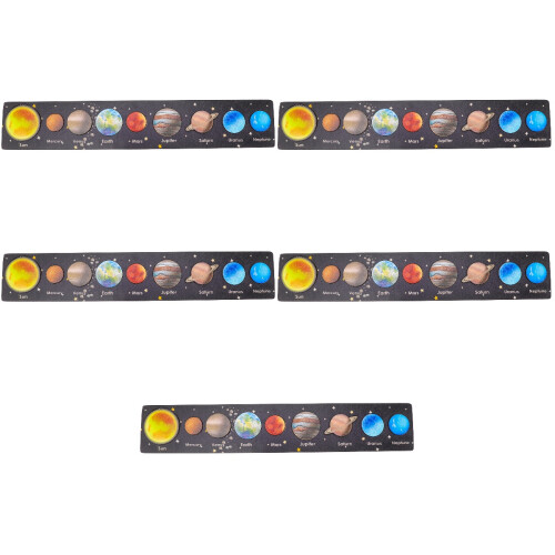 5Ensembles Jeux Éducatifs Interactifs Puzzle Bois