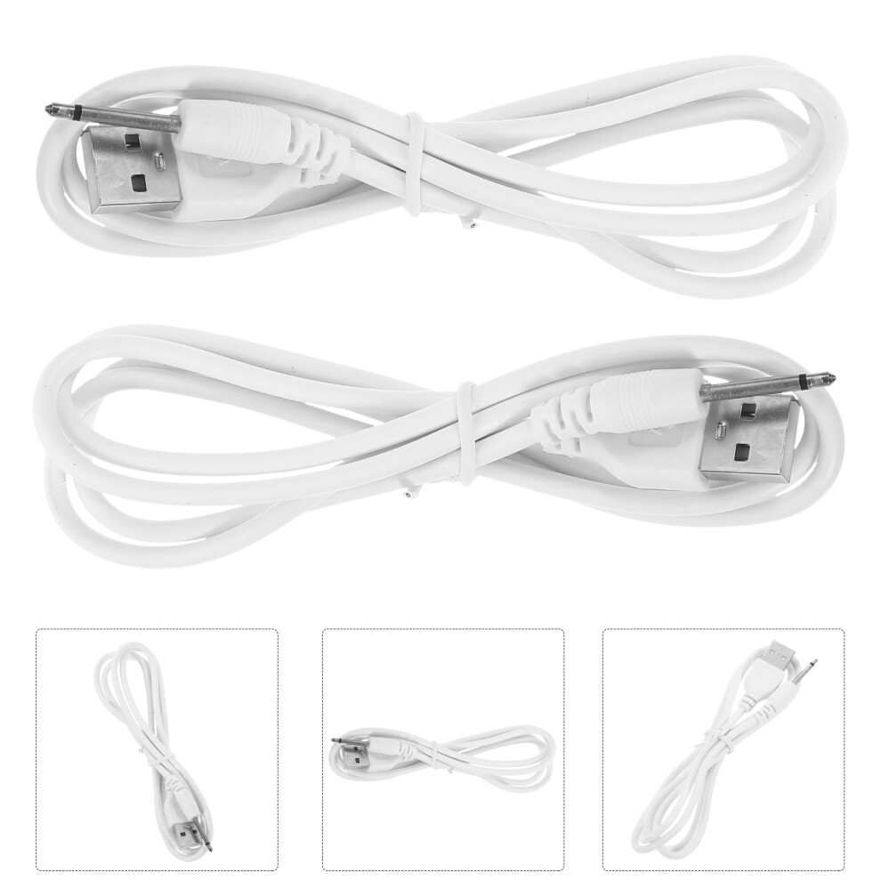 Nicexmas 2Pcs Dc Charging Cable 2.5Mm Dc To Usb Converter Instrument Usb Charger Cord 9401284756880
