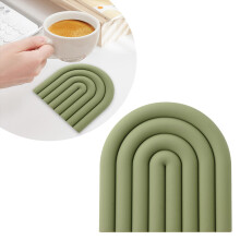 Colorful Silicone Trivets for Hot Pots & Pans – Heat-Resistant Mats, Pot Holders, Spoon Rests, Set of 1