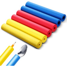 Triani 6Pcs Utensil Foam Comfort Grip Tubing 0.27"/0.39/0.71" Built Up Utensils Handle Adaptive Utensil Foams Tubing for Pens Tools Crochet Hooks