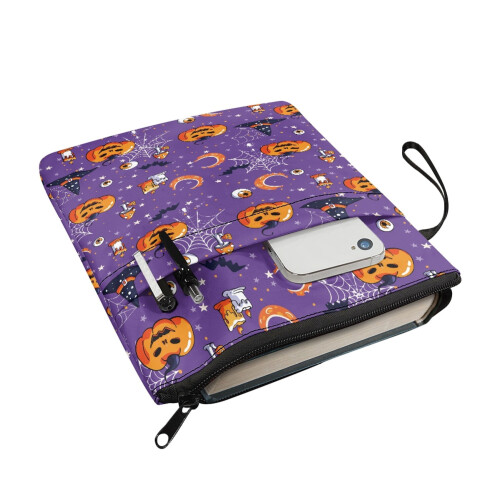 Retro-Buchhülle, 29 x 22 cm, Polyester, Reißverschluss 2