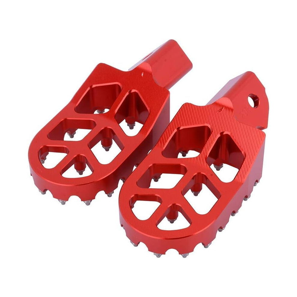 Dirt Bike Foot Pegs,Mx Foot Pedals Rests Cnc For Crf150f Crf230f 2003-2019/Sur Ron/Surron/X160/X260/Kdx200 1983-1994 - Red 9165521799107