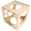 Boîte cube en bois pour ballons de taille et décorations 3