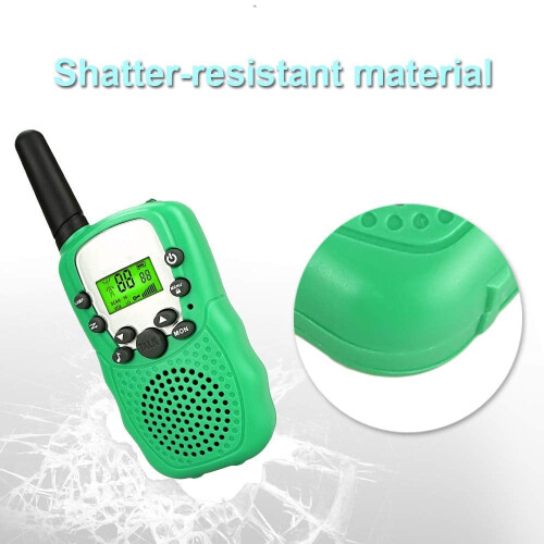 Παιδικά Walkie Talkie, 2 τεμάχια, 22 κανάλια, φωτιζόμενη οθόνη LCD και φακός, μεγάλη 1
