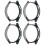4Pièces Montre Durable Pièce Protection Complète Couleurs Variées 5