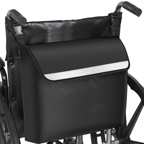 Functional Wheelchair Backpack in Grey - Essential Pouch for Accessibility 2