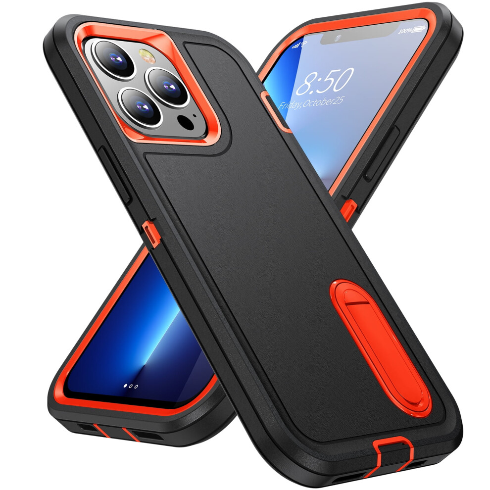 Tech Circle Iphone 16 Case (6.1", 2024) Â Anti-Drop, Shockproof, Rugged Military Bumper With Kickstand, Compatible With Apple Iphone 16 9401284756811