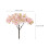 32Pièces Mini Arbres Roses Simulation Décor Paysage Maquette Durable 2
