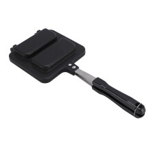 Double‑Sided Nonstick Sandwich Maker – Quick Hot Sandwiches, Edge‑Sealing, Compact & Easy to Clean