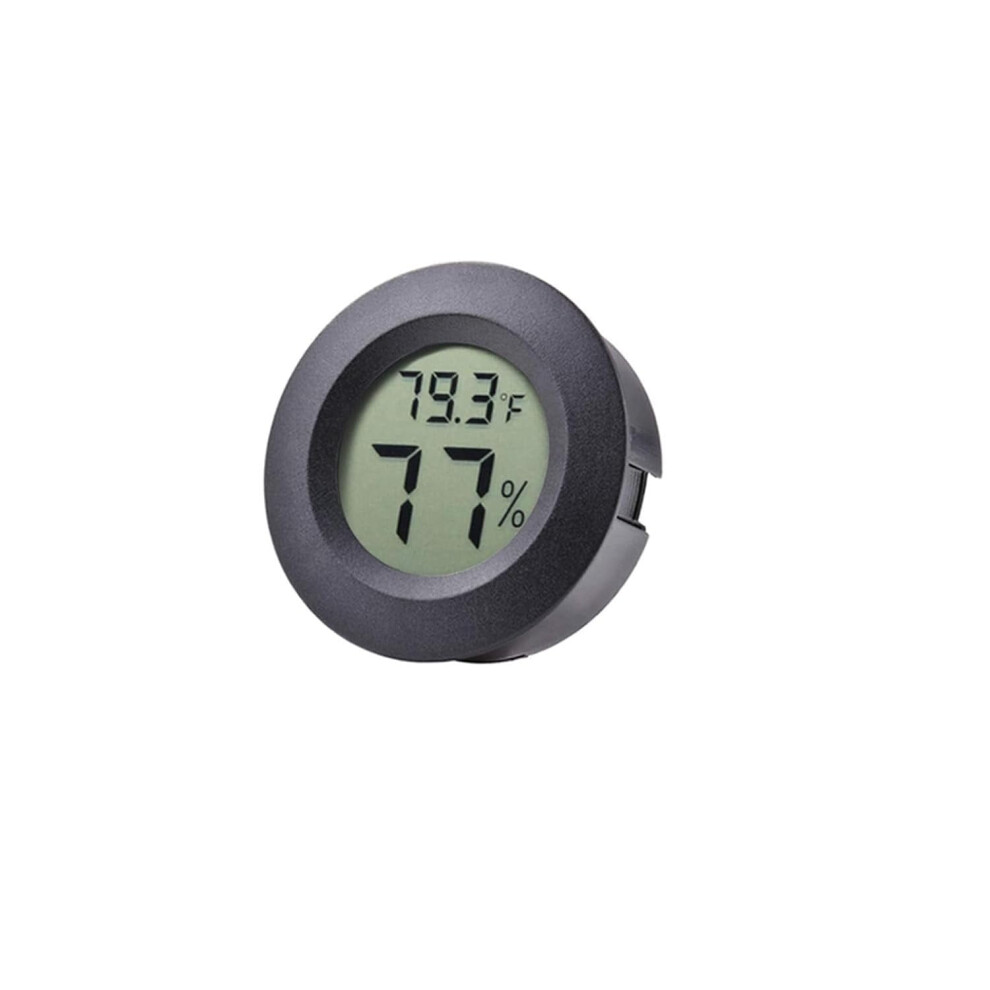 Mini Digital Hygrometer Thermometer with LCD, Indoor Humidity & Temp Monitor for Humidors, Greenhouse, Baby Room, Reptile Incubator