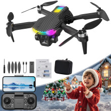 FPV Drone for 9-Year-Old Boys: Brushless Motor, Altitude Hold, Gesture Selfie, One-Key Takeoff/Landing, 3D Flips, Waypoint Fly