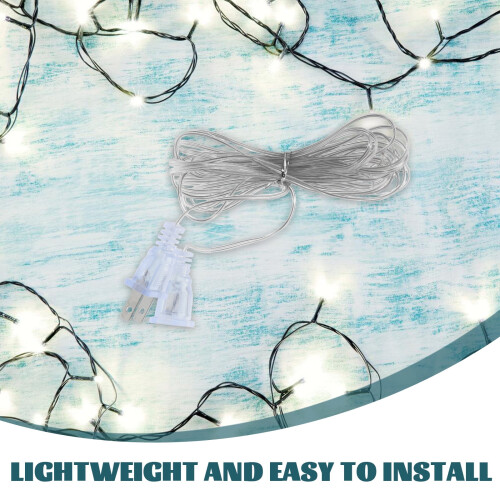 Transparent Extension Cord for String Lights 15 ft PVC 2
