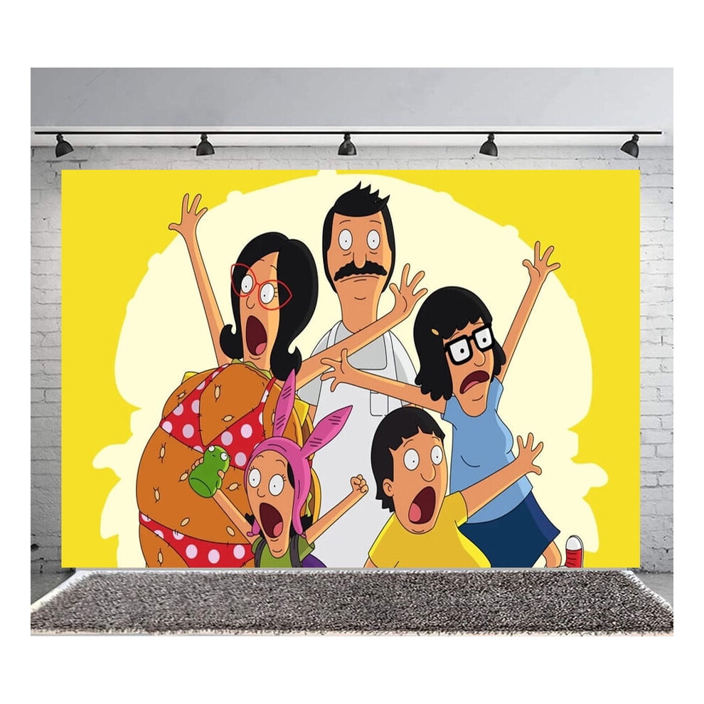 Bobs Burgers Backdrop Banner Party Supplies Poster Movie Theme Background For Photography Birthday Decorations 9097180840718