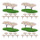 32Pièces Mini Arbres Roses Simulation Décor Paysage Maquette Durable 9