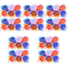 60Pièces Écharpes De Jeu En Chiffon Colorées Accessoires Mode Enfants