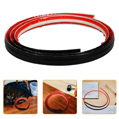 De Bande De Moulures Flexibles Noires Adhésives Pour 1