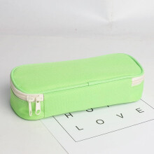 FAMTKT Oxford Cloth Pencil Case Large Capacity, Green