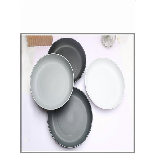Large Pasta Bowls, Plastic Plates Reusable, Unbreakables Plastic Dinner Plates, Light Weight Dinner Dumpling Bowl 1