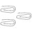 3Pièces Sangles Sac Argent Métal Polyvalentes Pour Épaule 5