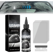 Windshield Chip Repair Kit – 2025 Upgrade for Cars, Windows, Mirrors & Glasses; Compatible with Eyeglass Repair