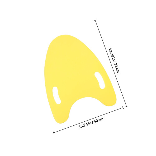 Flotteur De Natation Eva Jaune Avec Support Main Sécurisé 1