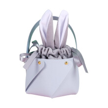 1pc Easter Rabbit Ear Gift Bags – Reusable for Egg Hunts, Parties & Birthdays – Compatible with Easter Celebrations