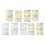 Journal Letter Stickers Gold Silver 9 Sheets 1