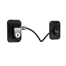 Refrigerator Lock, Fridge Lock with Silicone Wire Protection Fridge Locks for Kids Easy to Use and Install Fridge Locks Black