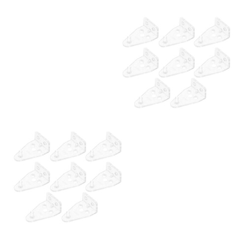 16Pièces Crochet Roller Volet Transparent Compact Pour Rideaux Maison 1