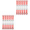 12Pièces Métallisées Rouge Ajustables Pour Rc 1
