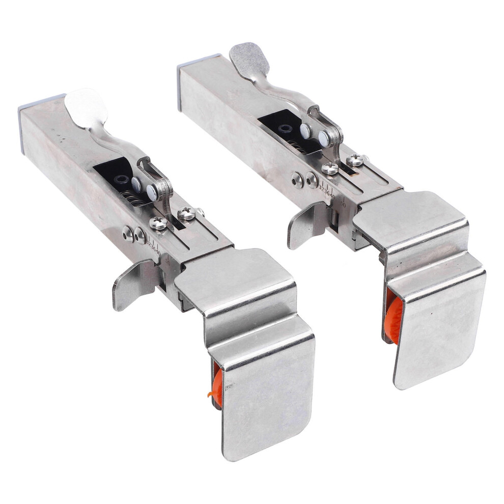 2ÂPack Adjustable Drawer Fixing Clips Â Reinforced Steel Clamp With 2ÂMm Thick Head, QuickâPress Lock, Versatile For Cabinets & Furniture 9132278036687