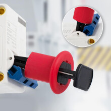Miniature Circuit Breaker Lockout Device 3/8in Pin 5-Pack