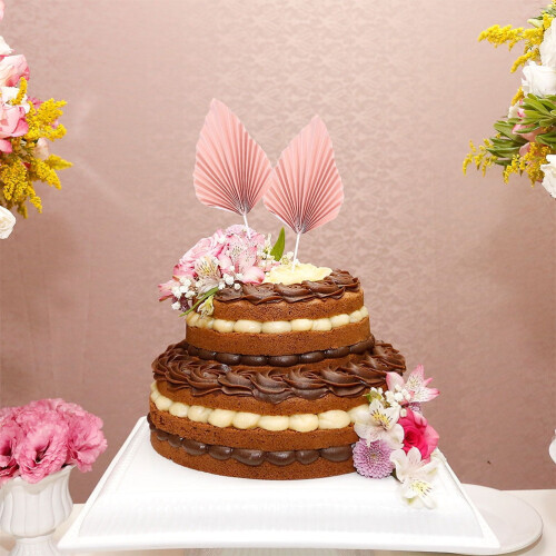 Cupcake Decoration Palm Leaves Shape Plastic 16pcs 2