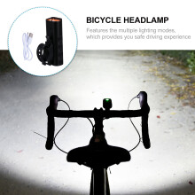 Rechargeable Bike Front Light Rainproof Led Headlight With Multiple Lighting Modes For Night Riding Design