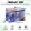 Marble Pattern Sewing Machine Carrying Cover Polyester Material Lightweight & Sturdy Waterproof Cover 8
