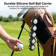 (Black) Protecteur Sac Golf 5 Balles, Anti-choc