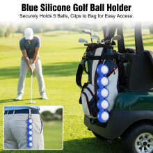 (Blue) 5-Ball Golf Bag Protector, Shockproof, Multicolor