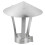 Chimney Cover Cap Iron Silver 1Pack Rainproof Protector for Home 4