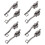 4Pairs Lockable Alloy Zipper Pull Replacement for Luggage Suitcase with Enhanced Security 6