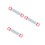 3St Springveer Arm- En Borsttrainer Rood Multifunctioneel Voor Kids 9