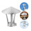 Chimney Cover Cap Iron Silver 1Pack Rainproof Protector for Home 6
