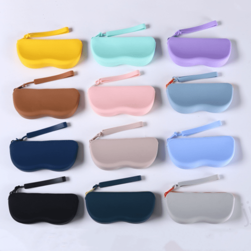 Soft Silicone Glasses Bag Waterproof Dustproof Candy Color 2